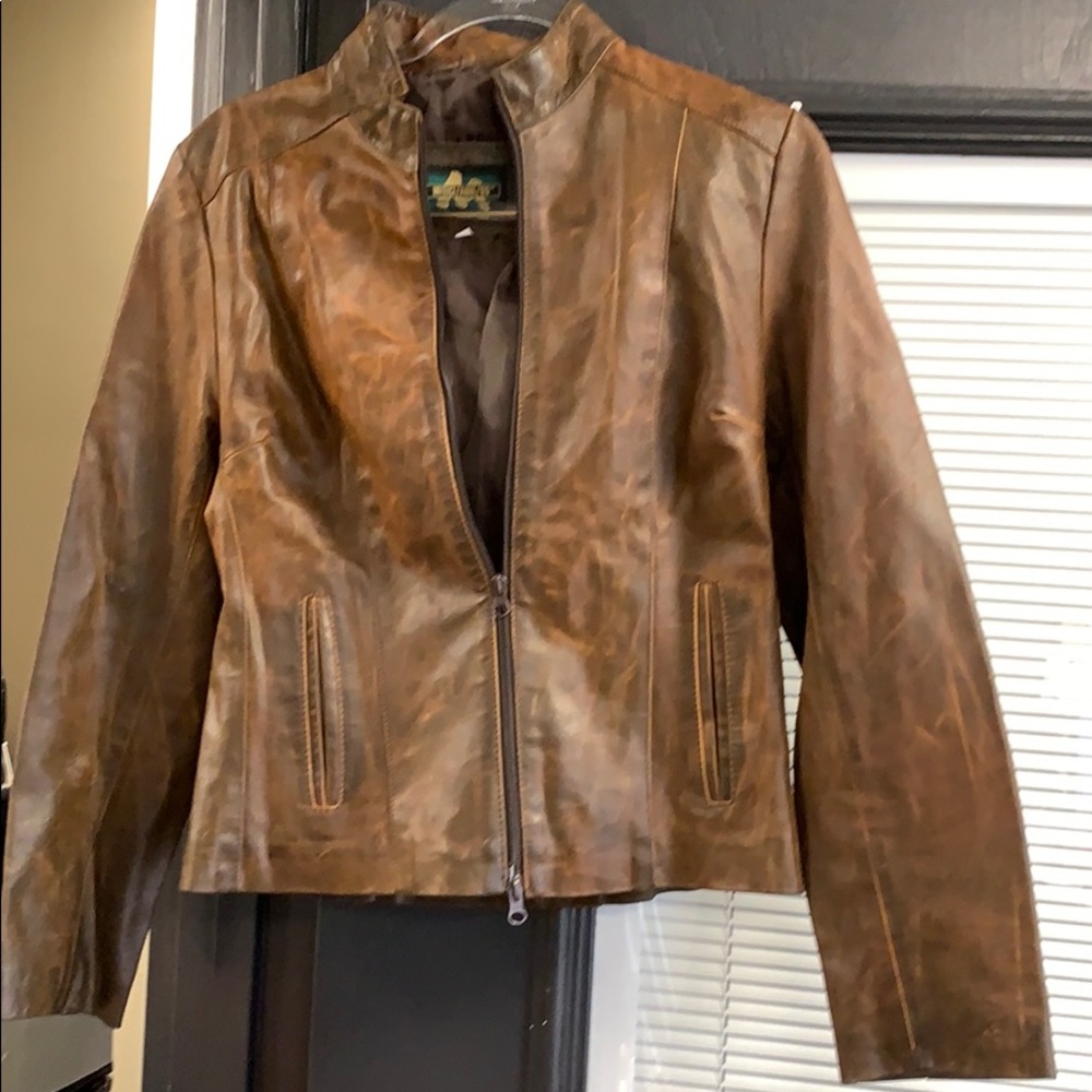 Leather jacket